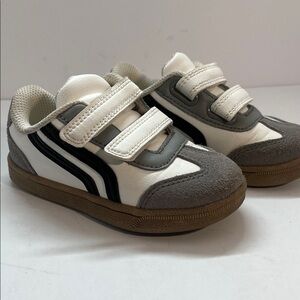 Cat & Jack White, Gray, and Black Kids Sneakers